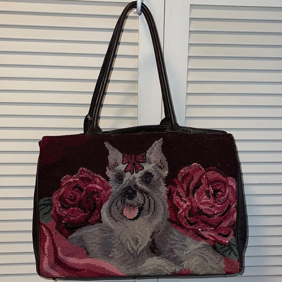 Do you have a schnauzer? Needle point custom made - Picture 1 of 5